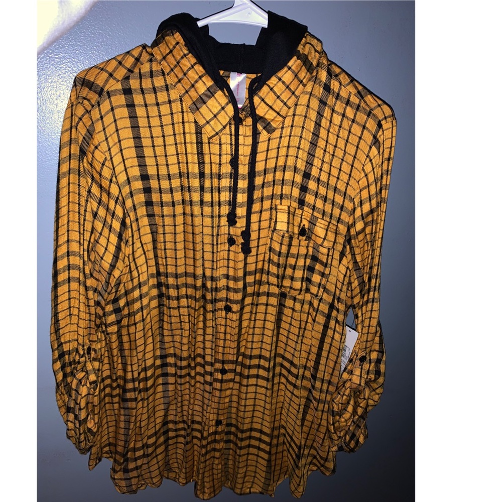Yellow Plaid long sleeve